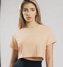 NWT Alphalete Signature Mesh Crop Orange size small