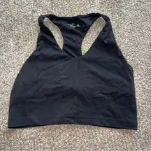 - Real Me Racerback Longline Sports Bra - Black, Medium