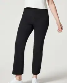Spanx The Perfect Pant Black Size Medium Bootcut Stretchy Cropped Flare Pants