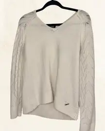 Alfani Metallic Knit Sweater – Size L