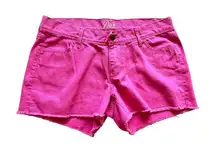 Womens Old Navy Diva Fir Vibrant Pink Raw Hem Shorts - Sz 6