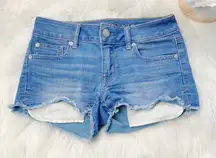 American Eagle Basic Blue Jean Shorts