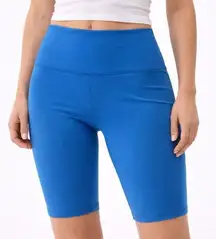 90 Degree By Reflex Blue Athletic Biker Shorts Size M