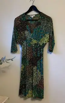 5th and Love Midi Dress Size Medium Green