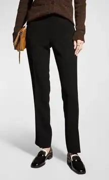 Lafayette 148 Bleecker Black High Rise Slim Fit Ankle Dress Pants Size 10