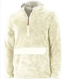 CHARLES RIVER ADULT LIGHTWEIGHT IVORY NEWPORT HOODIE- Medium