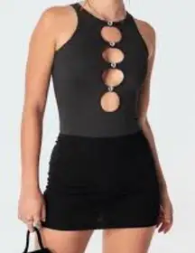Edikted Black Swimsuit with Unique Design