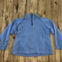 Blue quarter zip