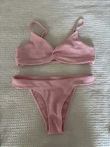 PacSun Bikini Set LA Hearts Pink