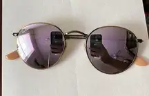 Round violet RayBan sunglasses