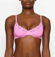 Skims Fits Everybody Lace Unlined Scoop Bra- 44C