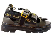 Doc Martens Pearson II Webbing Sandals Olive Green Size 9 Women 8 Men Platform