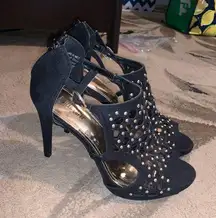 Jessica Lopez Cable Lace heels size 6.5