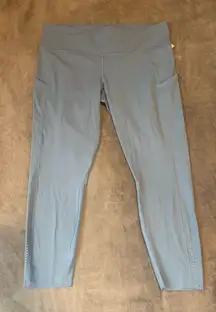 Lululemon Fast and Free Reflective High-Rise Tight 25" Utility Blue - Size 18