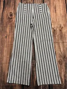 Boston Proper Women's Striped High Waist Palazzo Pants Size‎ 10