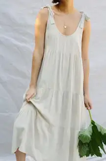 Rachel Pally Linen Adelaide Dress in Natural Womans 1X