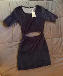 Velvet Cut Out Dress