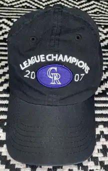 Colorado Rockies 2007 League Champions Baseball Cap