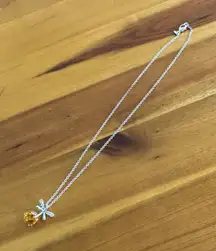 Avon Dragonfly Dance Orange jewel necklace