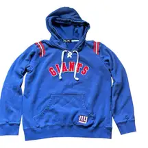 NY Giants TOUCH by Alyssa Milano Hoodie Women's L Blue Pullover Sweatshirt NFL