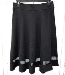 Mesh Black Skirt 