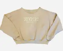 Princess Polly Newport Oversized Sweatshirt S Cut Out Neck