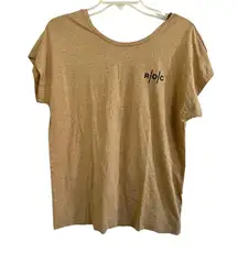 On Cloud Women's  R.O.C. Run On Clouds T-Shirt in Camel size medium - $60