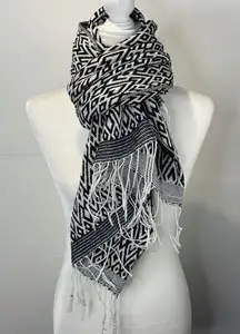 H&M Divided Scarf and Shawl Aztec Design