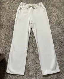 CRZ Yoga wide leg sweatpants - size Small - bone color