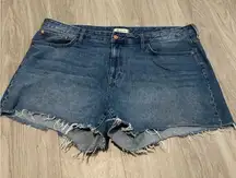 Madewell Blue Denim Women Shorts