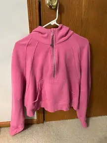 Lululemon Scuba Half-Zip Pink Blossom 