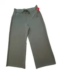 Spanx Air Essentials Wide Leg Pants Dark Palm Green 3X Plus NWT Sweatpants