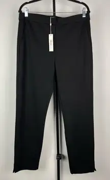 Trina Turk Laze Classic Ponte‎ Knit Black Pull On Cropped Dress Legging Pants