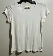 Lucy & Laurel White Short Sleeve Tee (905)