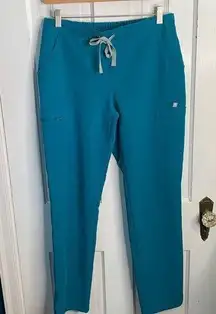 Figs Women’s Teal Yola Skinny Scrub Pants W-881 Sz S