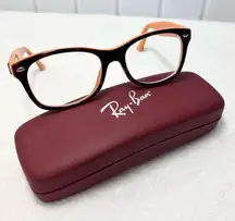 Ray-Ban‎ RB 1528 3661 48 16 130 Tortoise Frame Glasses with Burgundy Case