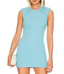 NWT Camila Coelho Ryan Mini Dress in Blue Mist