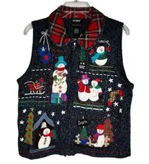 Vintage Designers Originals Studio Joy Christmas Sweater Vest