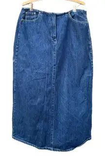 Vintage 90’s TY size 16 100% cotton maxi skirt.