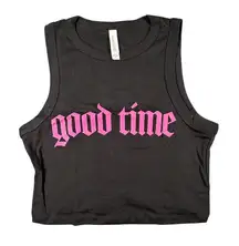 Laura Marano Good Time Bad Time Shirt Womens XL Crop‎ Tank Top Music Band Tour