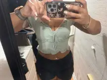 The Copper Closet Top Crop Corset Top