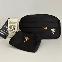 NWT Valentino Orlandi Belt Bag/Crossbody & Pouch Set