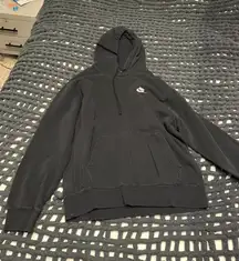 Nike Hoodie Sweatshirt Black Swoosh Logo