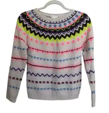 Crewcuts by‎ J.Crew Fair Isle Pullover Sweater Wool Blend Girls Size 14