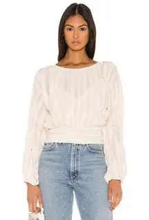 Line & Dot Ivory Janet Top NWT!