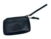 Tory Burch Navy Leather Wristlet Wallet