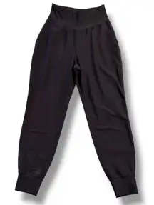 Old Navy Active Womens Joggers Athletic Pants Pockets Tapered Leg Black Medium