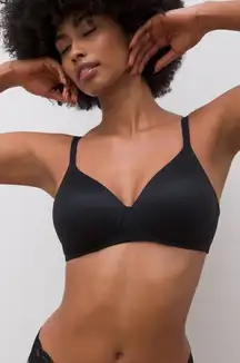 Soma Memorable wireless black bra sz 32 D