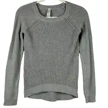 Aeropostale Gray Knit Long Sleeve Sweater XS