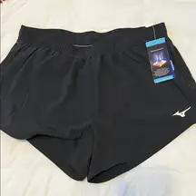 Mizuno Black Running Shorts